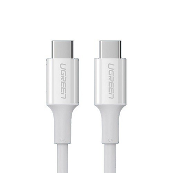 Кабель UGREEN US300 USB-C to USB-C 100W 5A QC4.0 PD3.0 2m White (60552)