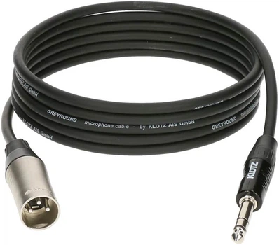 Кабель микрофонный Klotz AT Greyhound Analog Audio Cable Balanced With Male Xlr To Balanced Jack 6 M