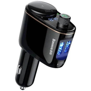 FM-трансмиттер модулятор Baseus S-06 Car Bluetooth MP3 Player CCHC000001 Black
