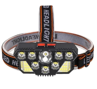 Яркий мощный аккумуляторный налобный фонарь HEADLIGHT CLT28 20 светодиодов 35Вт сверхяркий фонарь