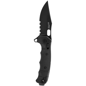 Ніж складний SOG SEAL XR Partially Serrated чорний