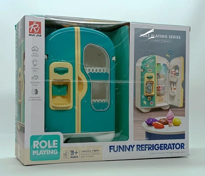 Холодильник для ляльки Shantou «Funnny Rafrigerator» з продуктами синій RJ5809B