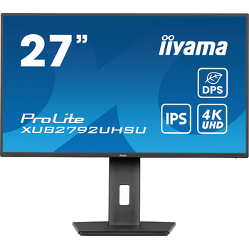 Монитор 27" IPS Iiyama XUB2792UHSU-B6 безрамочный/поворотный экран Черный