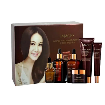 Набор по уходу за лицом IMAGES Beauty Avocado Peptide 6в1 с пептидами авокадо
