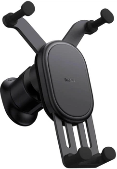 Автодержатель для телефона Baseus Stable Gravitational Car Mount Air (Air Outlet Version) Black (SUWX020001)