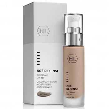 Корректирующий крем, натуральный оттенок Holy Land AGE DEFENSE CC Cream Medium SPF 50 50 мл