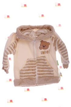 Кофта для мальчика флисовая Sweet бежевая 74 см (26212)