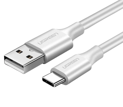 Кабель UGREEN US287 USB 2.0 to USB-C QC3.0 3A 0.5m White (60120)