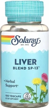 Захист печінки Solaray Liver Blend SP-13 - 100 vcaps