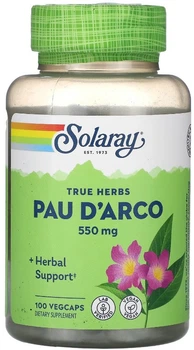 По Д'арко (Кора Муравьиного Дерева) Solaray Pau D'Arco Bark 550mg 100 vcaps