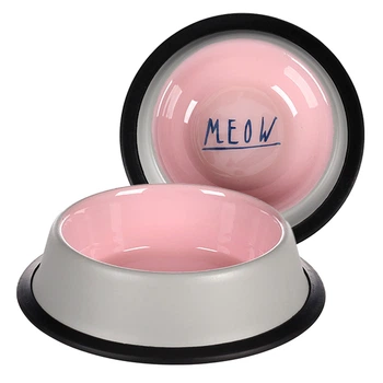 Миска для котов Flamingo Nell Antislip эмалированная 200мл (561244)