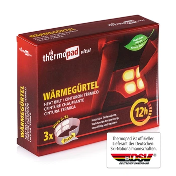 Хімічна грілка-пояс Thermopad Heat Belt, 3 шт. в наборі (TPD 78703)