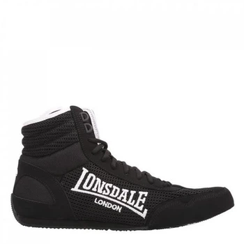 Боксерки Lonsdale Contender Boxing, черный белый, 42.5