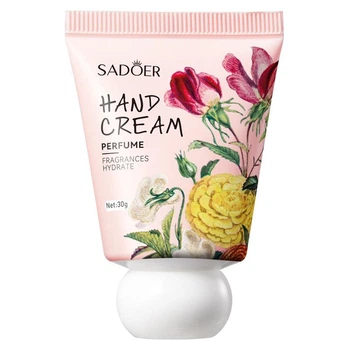 Парфюмированный крем для рук мини Sadoer hand cream роза 30г