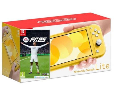 Игровая консоль Nintendo Switch Lite Yellow + Игра EA SPORTS FC 25 (русская версия)