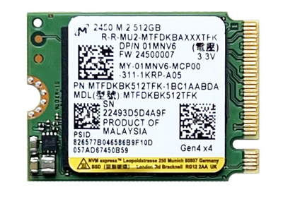 SSD Micron 2450 512Gb M.2 2230 PCIE Gen4 x4 NVME (MTFDKBK512TFK) OEM