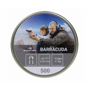 Кулі Borner Barracuda, 4,5 мм, 0,70 г 500 шт