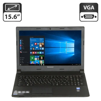 Ноутбук Б-класс Lenovo IdeaPad B50-30 / 15.6" (1366x768) TN / Intel Celeron N2840 (2 ядра по 2.16 - 2.58 GHz) / 4 GB DDR3 / 320 GB HDD / Intel HD Graphics / WebCam б/у