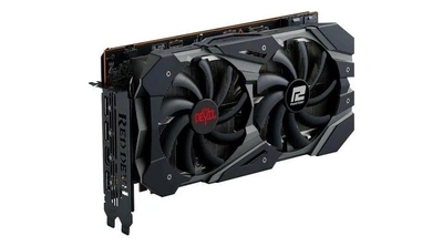 Видеокарта PowerColor PCI-Ex Radeon RX 5600 XT Red Devil 6GB GDDR6 (192bit) (1660/14000) (HDMI, 3 x DisplayPort) (AXRX 5600XT 6GBD6-3DHE/OC) Б/У