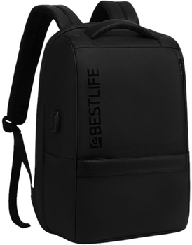 Рюкзак для ноутбука Bestlife Neoton 3.0 Travelsafe Backpack 15.6" Black (BB-3401BK-3)