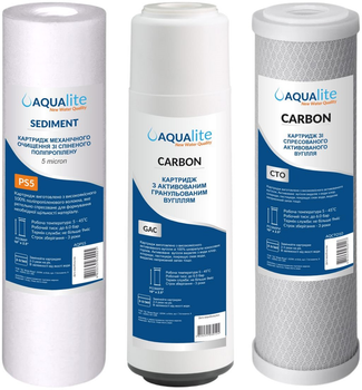 Покращений набір картриджів для зворотного осмосу Aqualite Premium