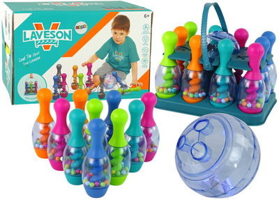 Zestaw do gry w kręgle LEAN Toys Luminous Ball (5905323217379)