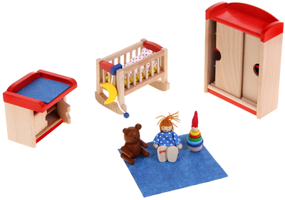 Ігровий набір Goki Baby Room for Dollhouse (4013594519052)