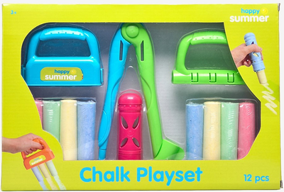 Kreda HAPPY SUMMER Chalk Playset 12 szt. (5713428021193)