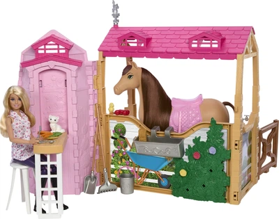 Набір Barbie Чудова стайня для конячки (HXJ44)