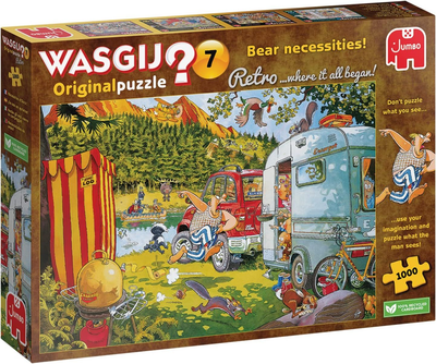 Пазл Jumbo Wasgij Retro Original 7 Ведмедиків 1000 елементів (8710126000168)