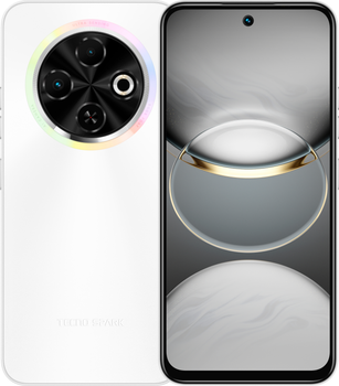 Мобільний телефон Tecno Spark 30C (KL5n) 8/256GB Orbit White (4894947051791)