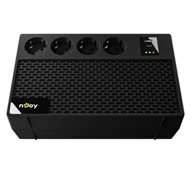 ИБП со стабилизатором AVR UPS Njoy Renton Plus 600VA 360W, Lin.int., 4xSchuko, USB Type-A, USB Type-C