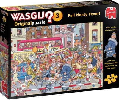 Puzzle Jumbo Wasgij ? Original 3 Full Monty Fever 1000 elementów 81923 (8710126819234)