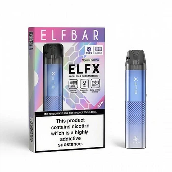 Pod-система Elf Bar ELFX - Blue. Электронная сигарета.