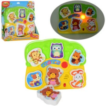 Игра 24-20см пазлы-животные музыка звук свет 2 режима громкости 0771-NL WinFun