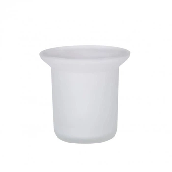Колба для ершика напольная Lidz Oreo белый (LDORE0520CRM37455)