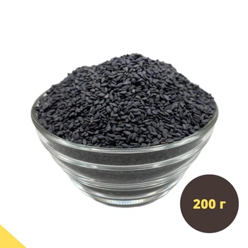 Кунжут черный семена 200 г Sesame Black Clear (SC-R-black-200)