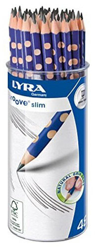 Zestaw ołówków grafitowych Lyra Groove Slim HB Niebieskich 48 szt (4084900103593)