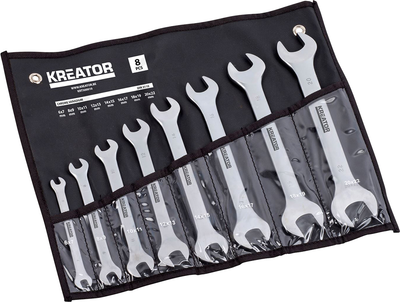 Набор рожковых ключей Kreator 6-22 мм 8 шт (KRT500010)