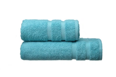 Полотенце махровое SoundSleep Homely Aguarelle 50х100 см 500 гм2 бирюзовое (653590749714)