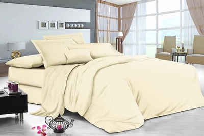 Комплект постільної білизни SoundSleep Manner Beige бязь полуторний 160х215 см (93667395)