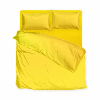Комплект постільної білизни SoundSleep Silken сатин Полуторний 160х215 см жовтий (2800004482158)