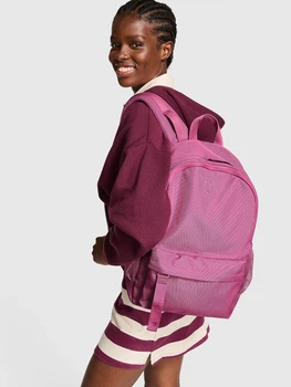 Стильный рюкзак Victoria's Secret Pink Puffer Backpack розовый