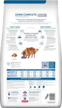 Sucha karma dla psa  Hill's Prescription Diet Derm Complete 12 kg (0052742038704)