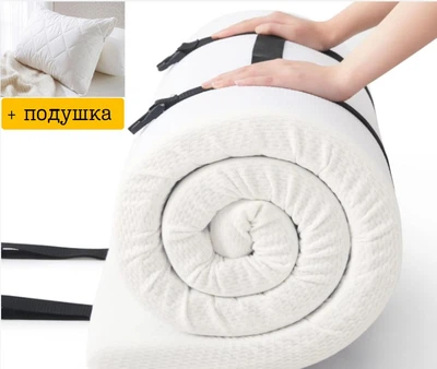 Матрац топпер на диван або ліжко ортопедичний 50*190 + в подарунок подушка 50*70