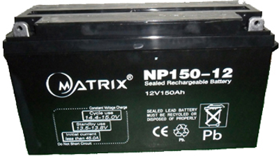 Аккумуляторная батарея Matrix 12V 150Ah (NP150-12)