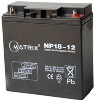 Аккумуляторная батарея Matrix 12V 18Ah (NP18-12)