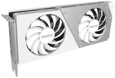 Відеокарта INNO3D PCI-Ex GeForce RTX 4070 Twin X2 OC White Stealth 12GB GDDR6X (192bit) (2505/21000) (HDMI, 3 x DisplayPort) (N40702-126XX-183052V)