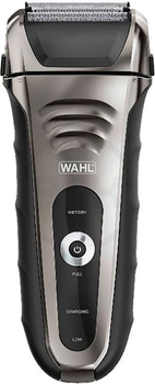 Бритва електр. WAHL сіткова Aqua Shave, бритв.головок-2, Li-Ion, сух.+волог., тример, чорний (07061-916)