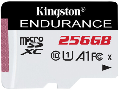 Карта памяти Kingston microSDXC 256GB High Endurance Class 10 UHS-I U1 A1 (SDCE/256GB)